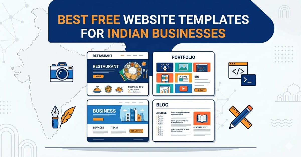 best free website templates for Indian businesses download and use today