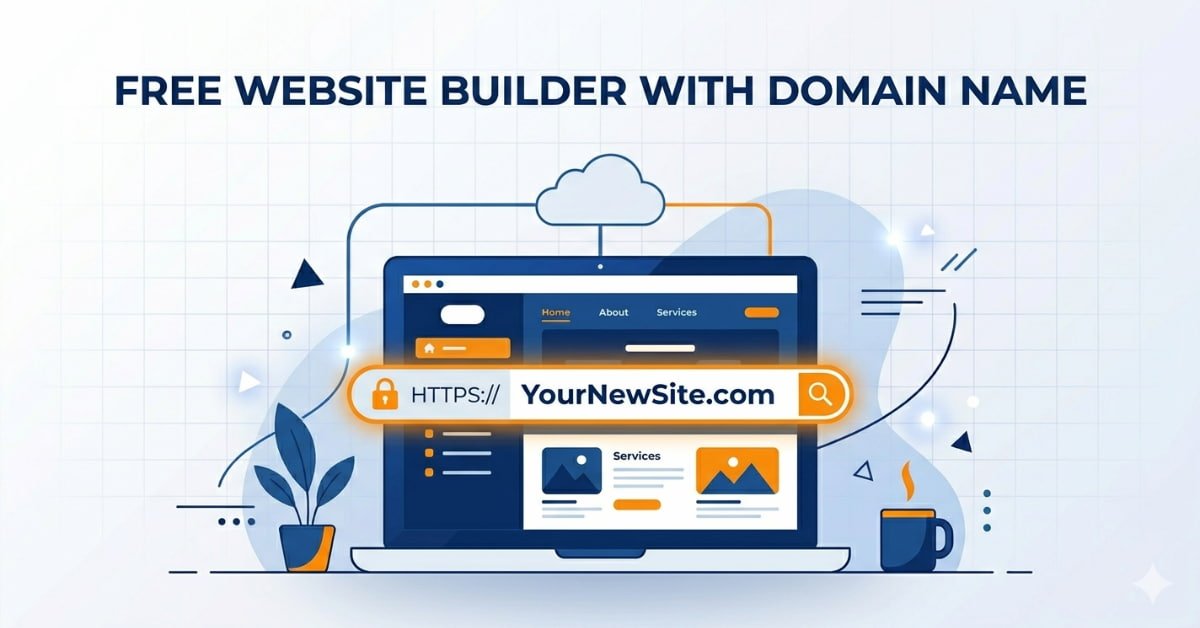 free website builder with domain name what is really free and what is not